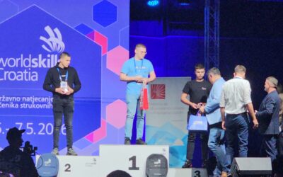 TRI ZLATNE MEDALJE ZA INDUSTRIJSKO-OBRTNIČKU ŠKOLUSLAVONSKI BROD NA WorldSkills Croatia 2026!